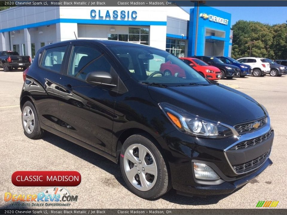 2020 Chevrolet Spark LS Mosaic Black Metallic / Jet Black Photo #1