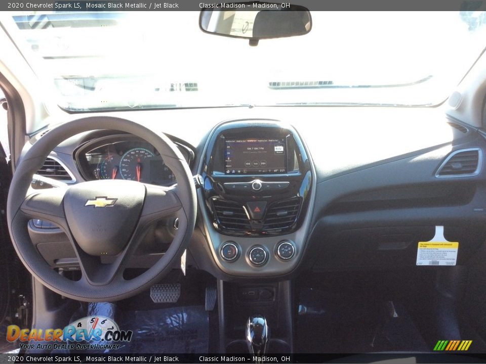 2020 Chevrolet Spark LS Mosaic Black Metallic / Jet Black Photo #12
