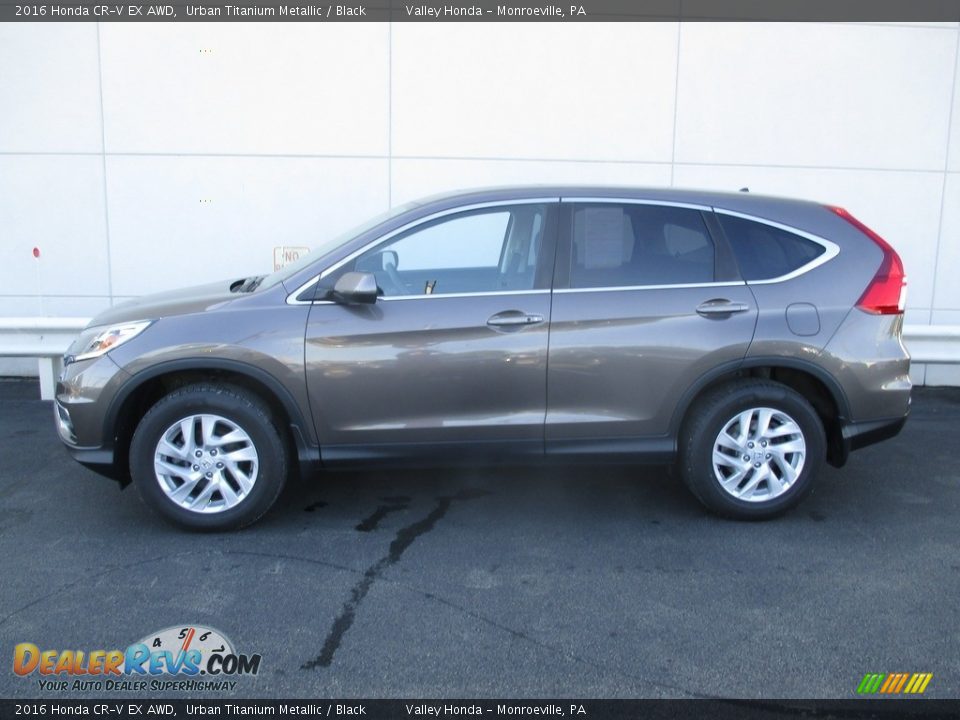 2016 Honda CR-V EX AWD Urban Titanium Metallic / Black Photo #2