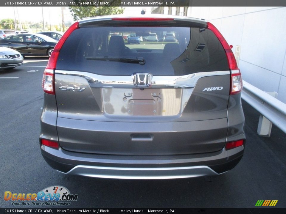 2016 Honda CR-V EX AWD Urban Titanium Metallic / Black Photo #4