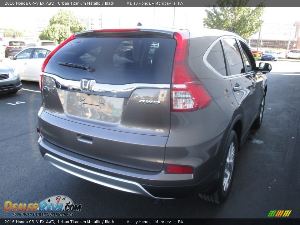2016 Honda CR-V EX AWD Urban Titanium Metallic / Black Photo #5