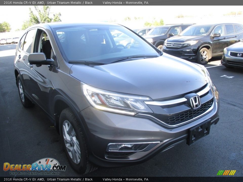 2016 Honda CR-V EX AWD Urban Titanium Metallic / Black Photo #7