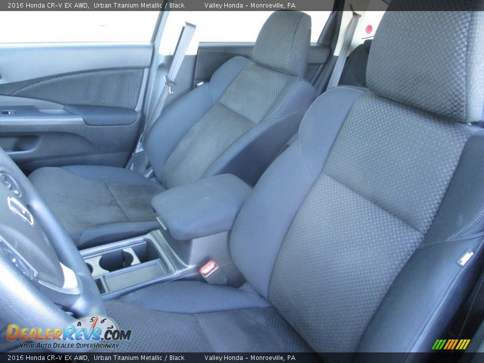 Black Interior - 2016 Honda CR-V EX AWD Photo #11