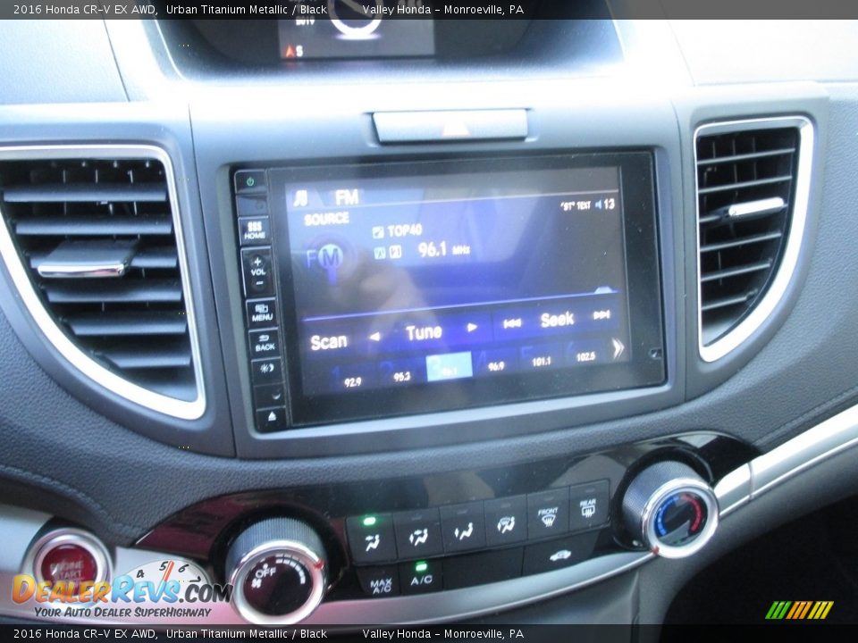 2016 Honda CR-V EX AWD Urban Titanium Metallic / Black Photo #15