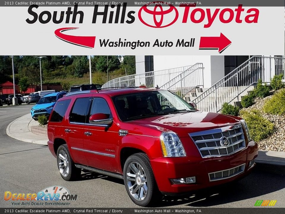 2013 Cadillac Escalade Platinum AWD Crystal Red Tintcoat / Ebony Photo #1