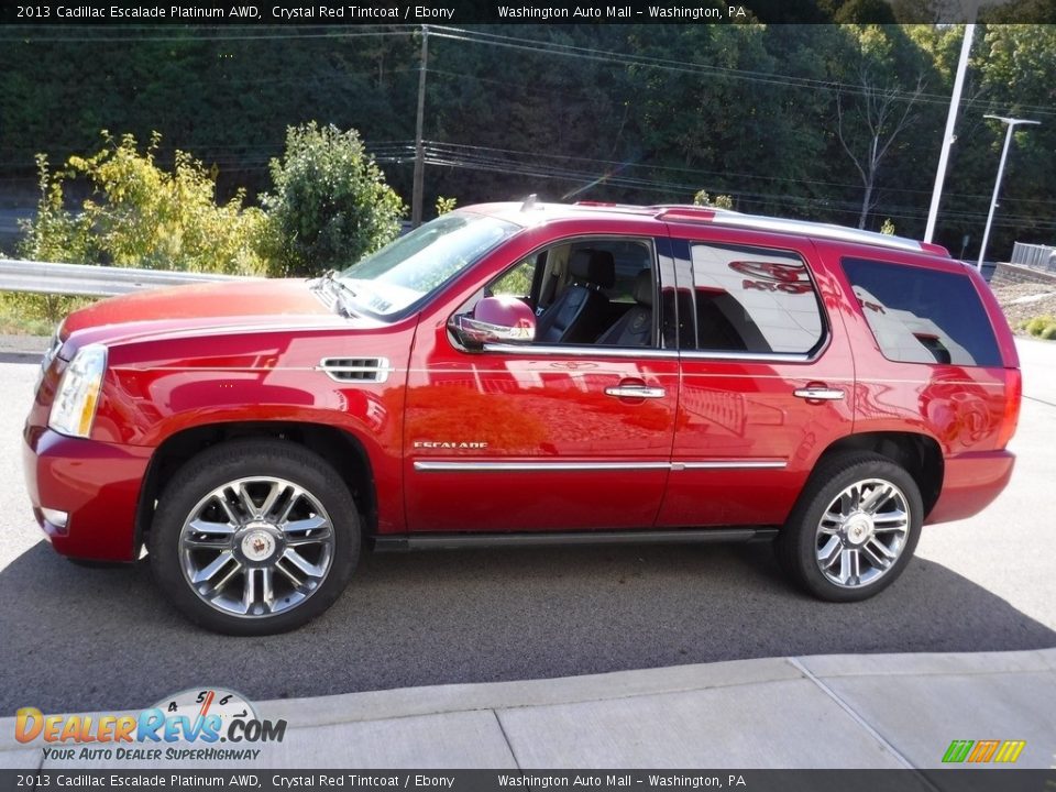 2013 Cadillac Escalade Platinum AWD Crystal Red Tintcoat / Ebony Photo #5