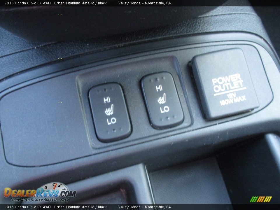 2016 Honda CR-V EX AWD Urban Titanium Metallic / Black Photo #17