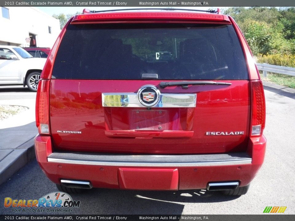 2013 Cadillac Escalade Platinum AWD Crystal Red Tintcoat / Ebony Photo #9