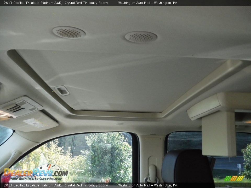 2013 Cadillac Escalade Platinum AWD Crystal Red Tintcoat / Ebony Photo #12
