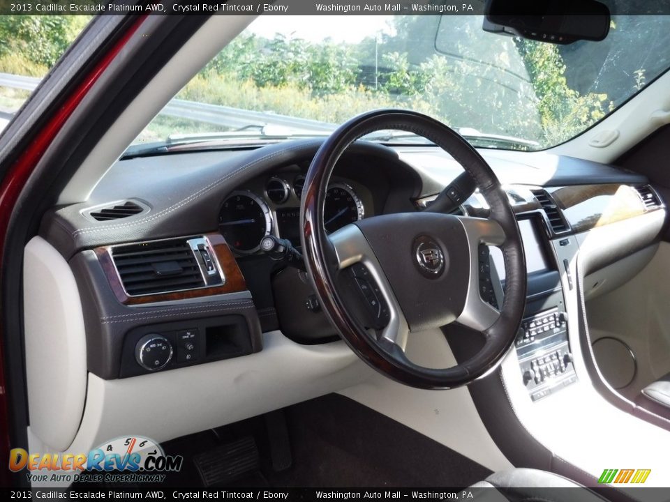 2013 Cadillac Escalade Platinum AWD Crystal Red Tintcoat / Ebony Photo #13