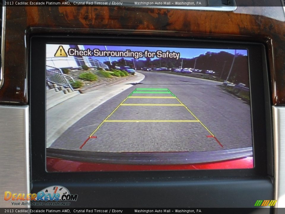 2013 Cadillac Escalade Platinum AWD Crystal Red Tintcoat / Ebony Photo #17