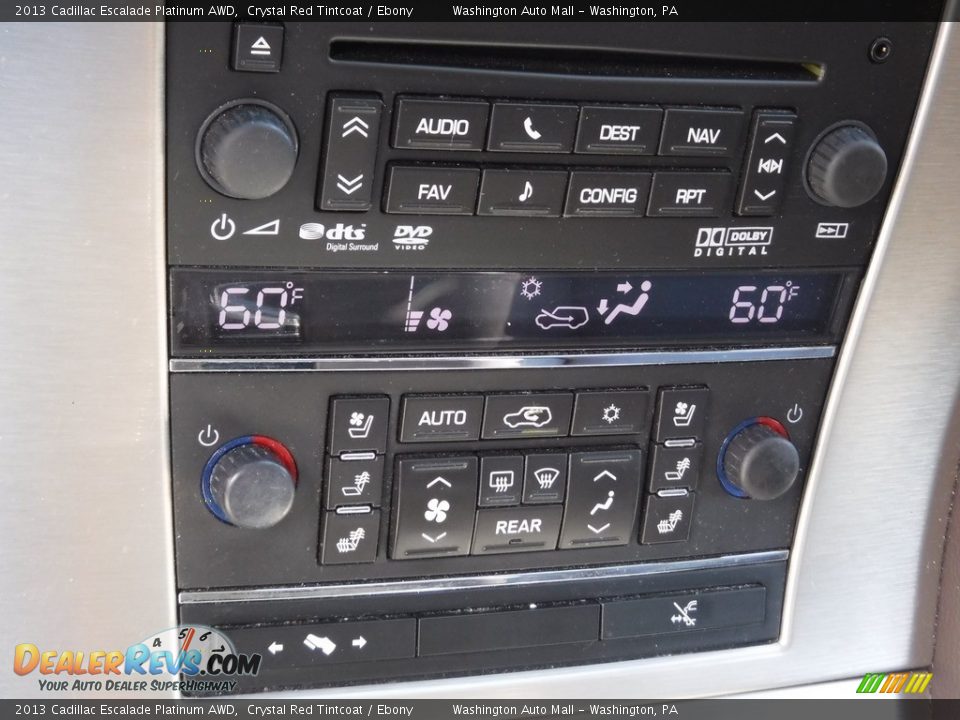 2013 Cadillac Escalade Platinum AWD Crystal Red Tintcoat / Ebony Photo #19