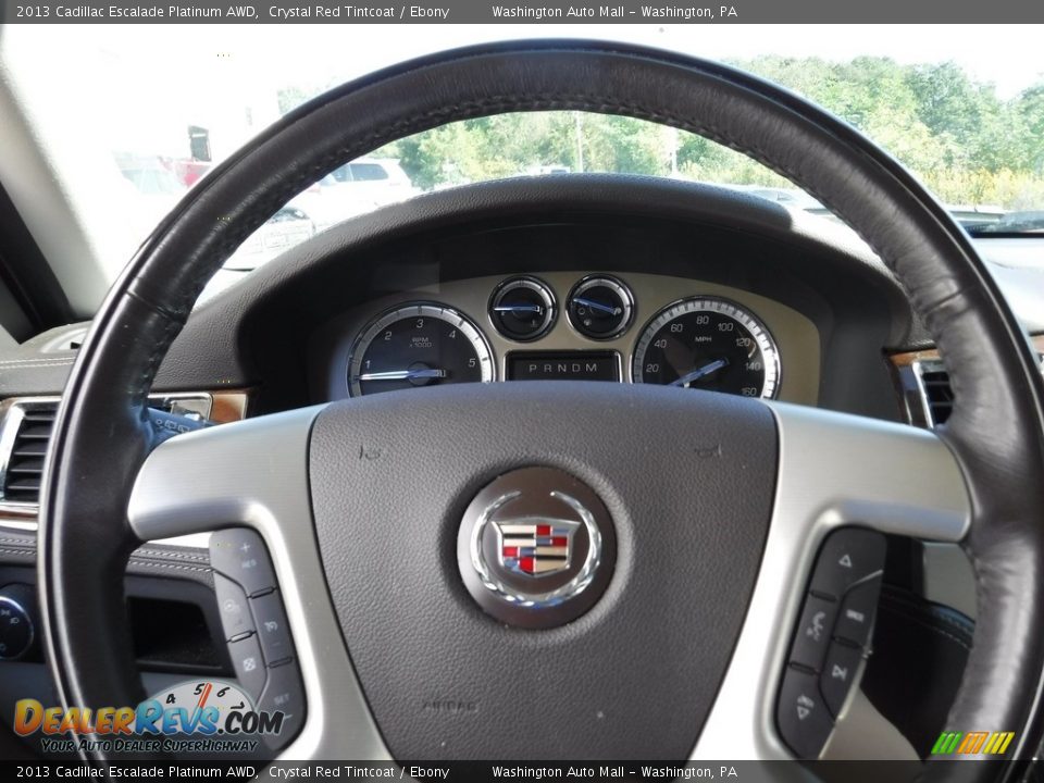 2013 Cadillac Escalade Platinum AWD Crystal Red Tintcoat / Ebony Photo #21