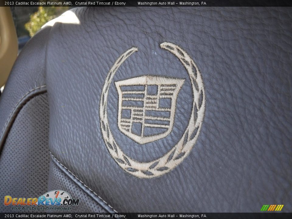 2013 Cadillac Escalade Platinum AWD Crystal Red Tintcoat / Ebony Photo #24