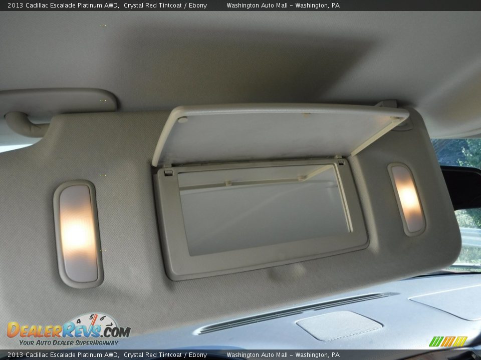2013 Cadillac Escalade Platinum AWD Crystal Red Tintcoat / Ebony Photo #25