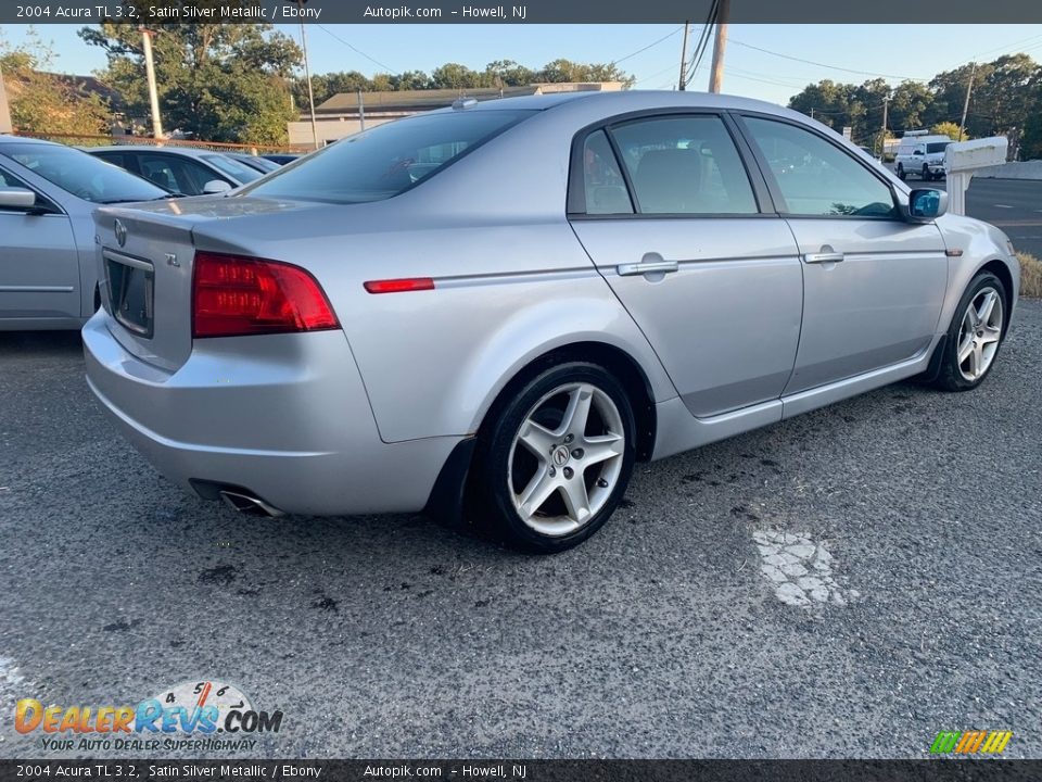 2004 Acura TL 3.2 Satin Silver Metallic / Ebony Photo #3