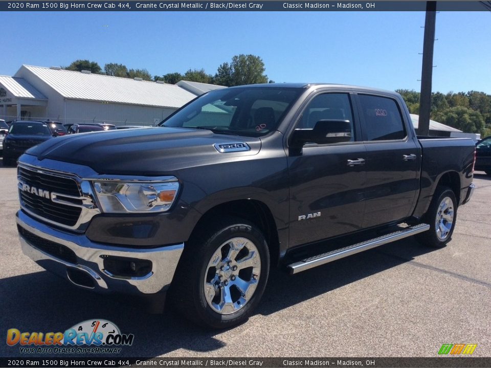 2020 Ram 1500 Big Horn Crew Cab 4x4 Granite Crystal Metallic / Black/Diesel Gray Photo #5