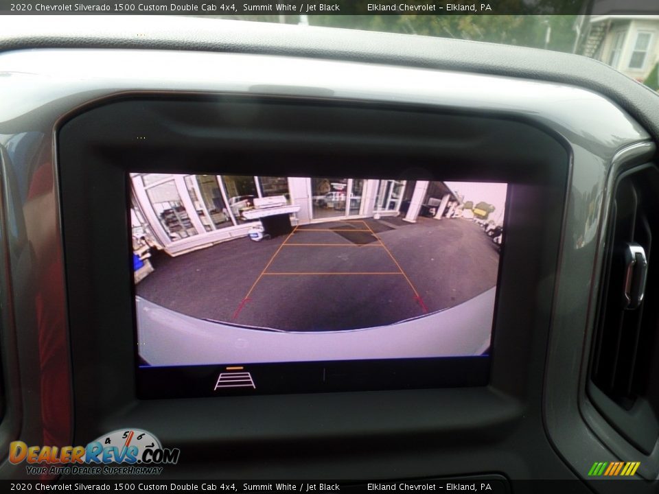 2020 Chevrolet Silverado 1500 Custom Double Cab 4x4 Summit White / Jet Black Photo #28