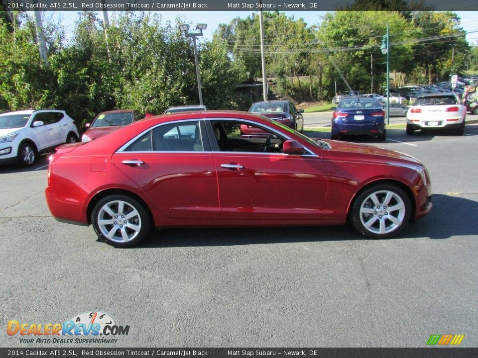 Red Obsession Tintcoat 2014 Cadillac ATS 2.5L Photo #5