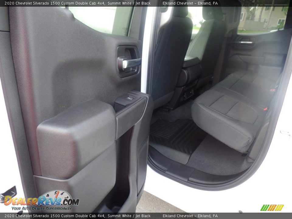 2020 Chevrolet Silverado 1500 Custom Double Cab 4x4 Summit White / Jet Black Photo #32