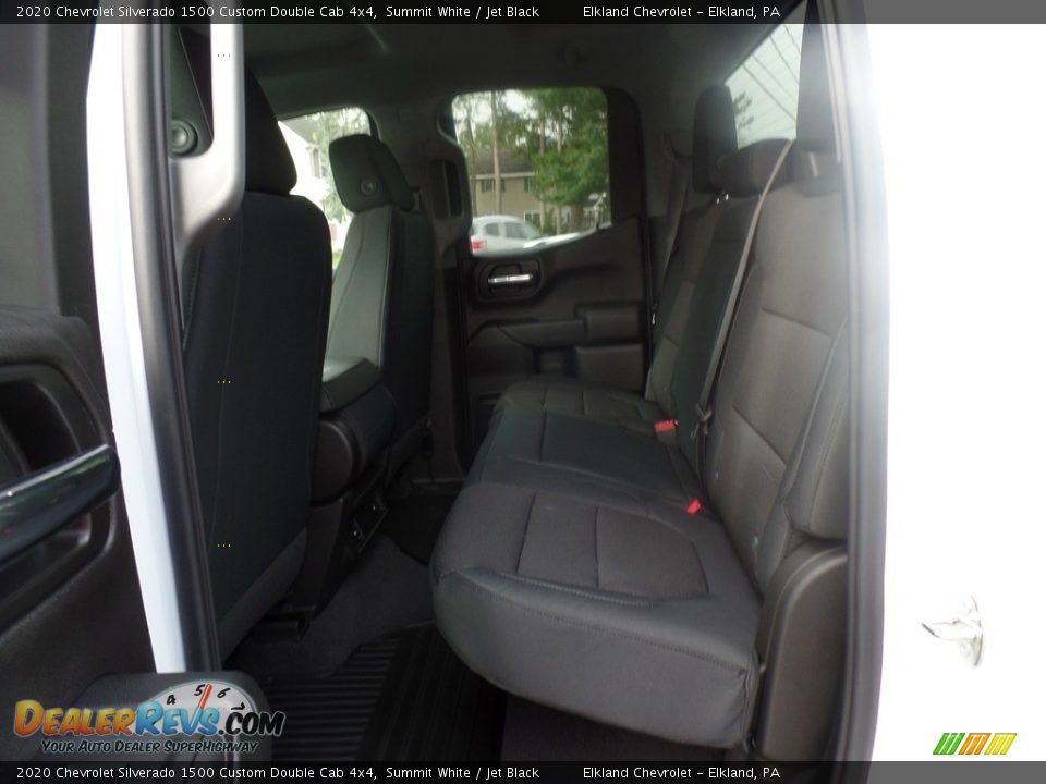 2020 Chevrolet Silverado 1500 Custom Double Cab 4x4 Summit White / Jet Black Photo #33