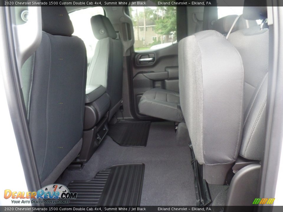 2020 Chevrolet Silverado 1500 Custom Double Cab 4x4 Summit White / Jet Black Photo #34