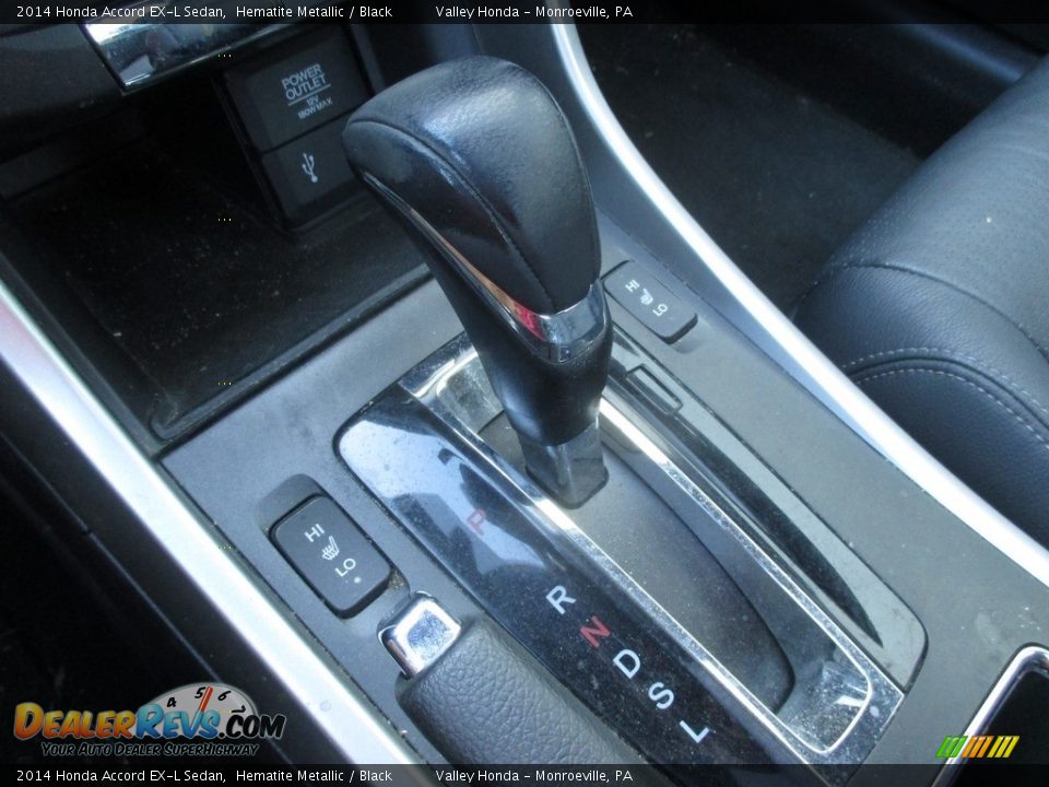 2014 Honda Accord EX-L Sedan Hematite Metallic / Black Photo #14