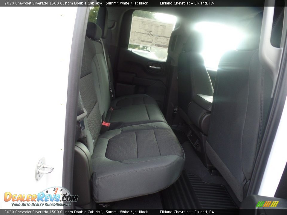 2020 Chevrolet Silverado 1500 Custom Double Cab 4x4 Summit White / Jet Black Photo #36