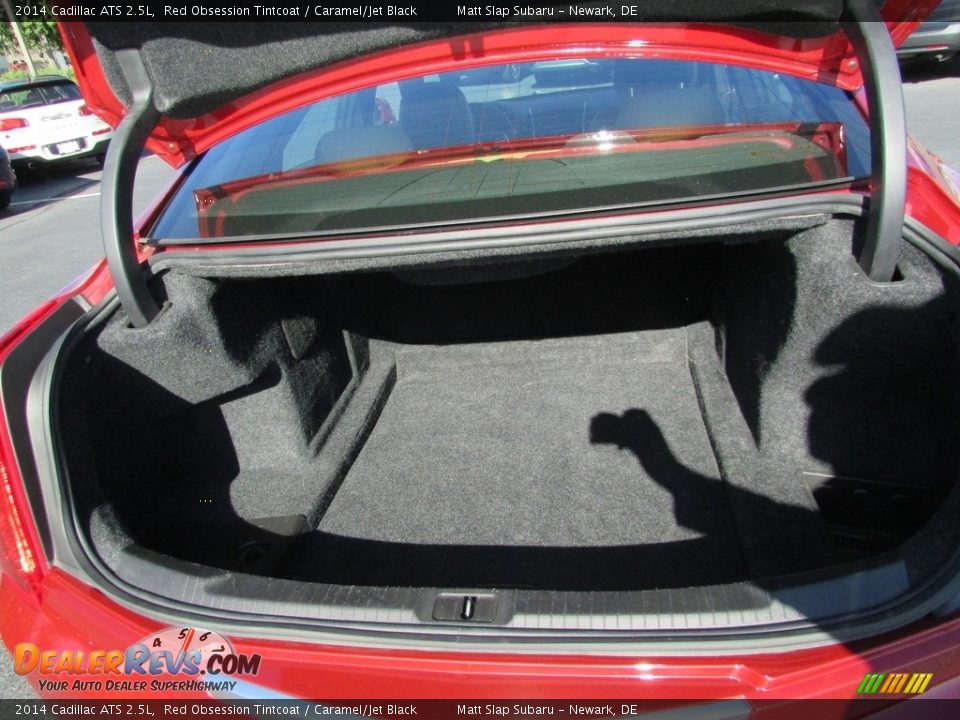 2014 Cadillac ATS 2.5L Red Obsession Tintcoat / Caramel/Jet Black Photo #20