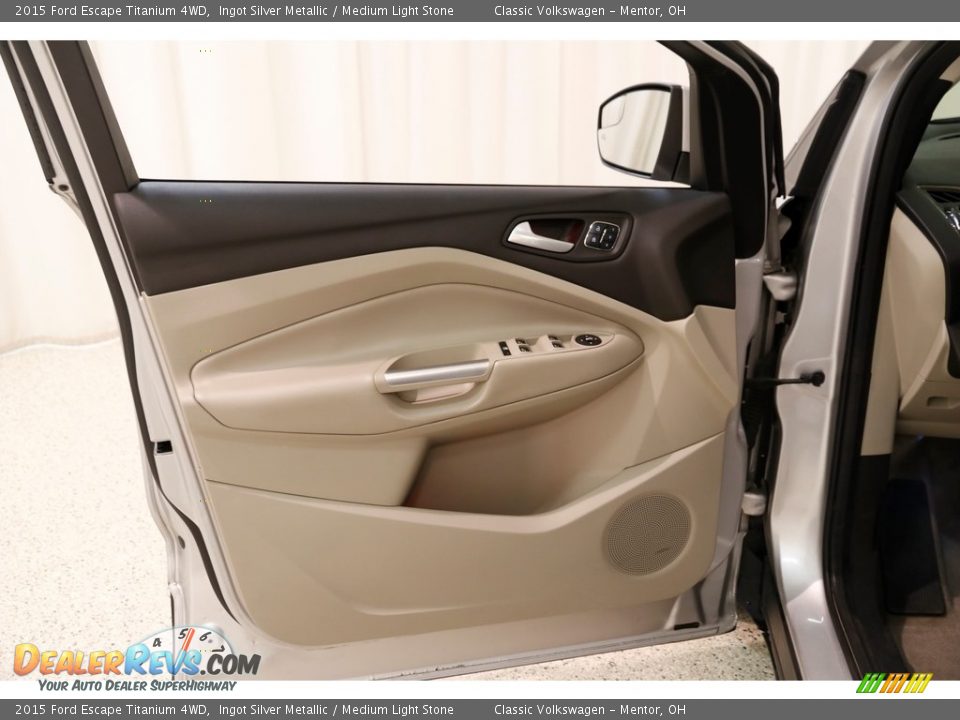 2015 Ford Escape Titanium 4WD Ingot Silver Metallic / Medium Light Stone Photo #5
