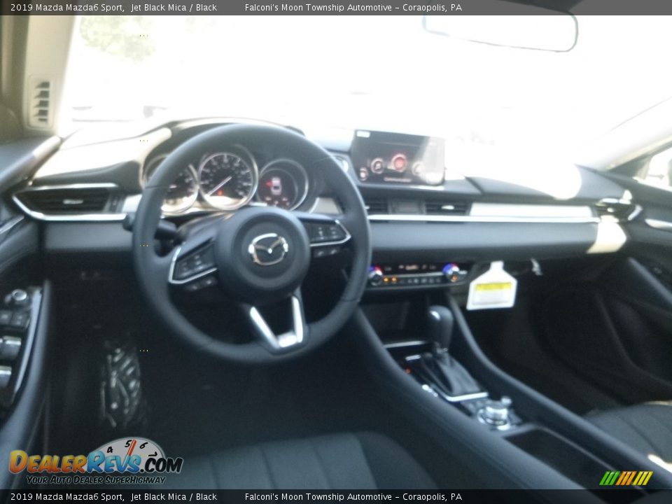 2019 Mazda Mazda6 Sport Jet Black Mica / Black Photo #9