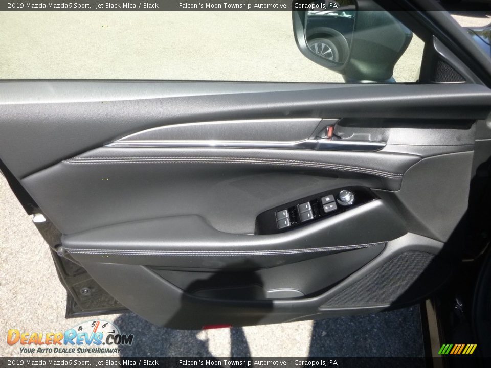 2019 Mazda Mazda6 Sport Jet Black Mica / Black Photo #10