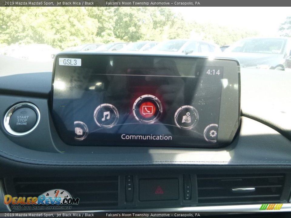2019 Mazda Mazda6 Sport Jet Black Mica / Black Photo #13