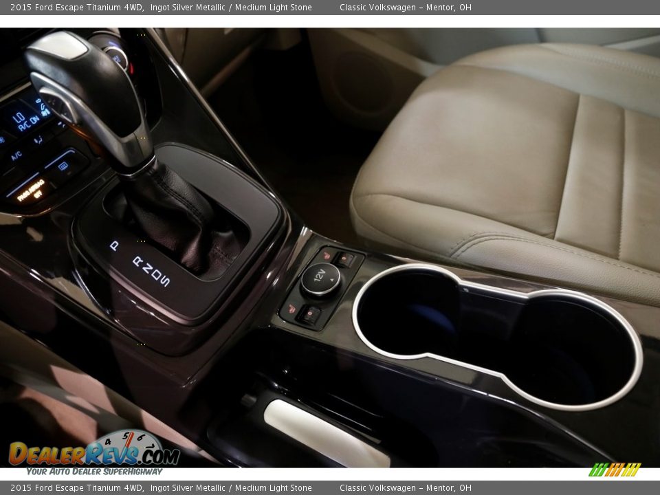 2015 Ford Escape Titanium 4WD Ingot Silver Metallic / Medium Light Stone Photo #19