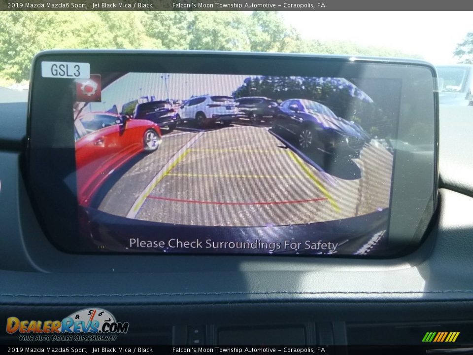 2019 Mazda Mazda6 Sport Jet Black Mica / Black Photo #14