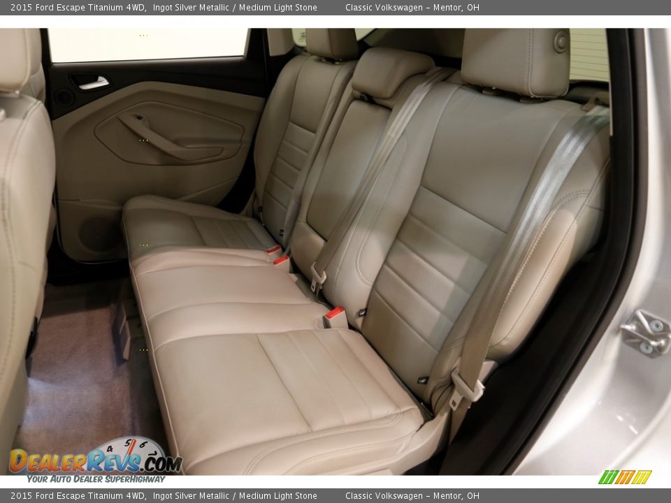 2015 Ford Escape Titanium 4WD Ingot Silver Metallic / Medium Light Stone Photo #23