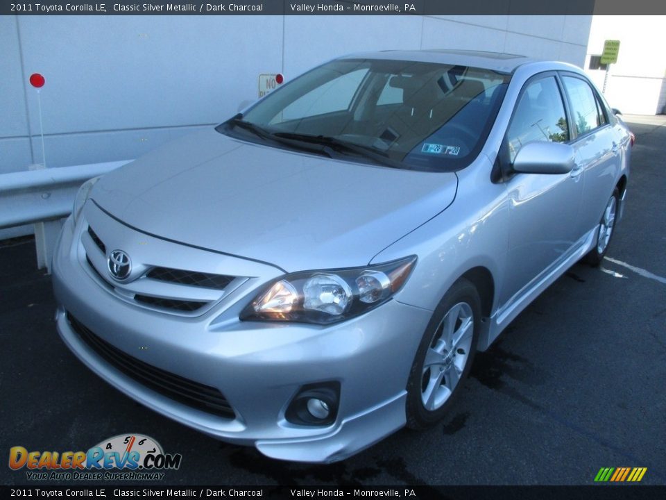 2011 Toyota Corolla LE Classic Silver Metallic / Dark Charcoal Photo #10