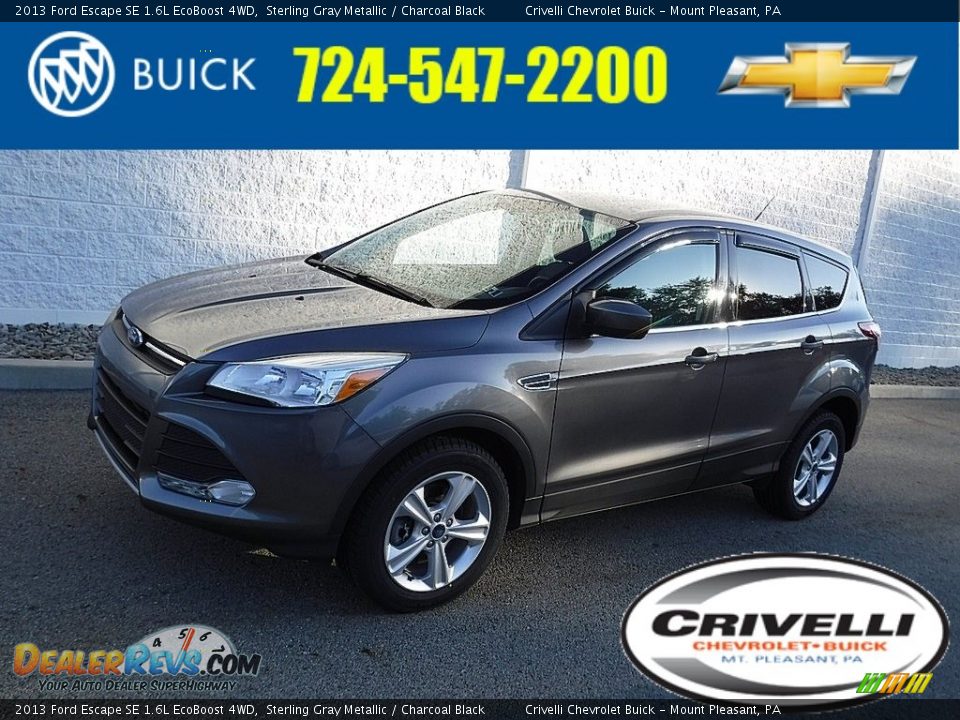 2013 Ford Escape SE 1.6L EcoBoost 4WD Sterling Gray Metallic / Charcoal Black Photo #1