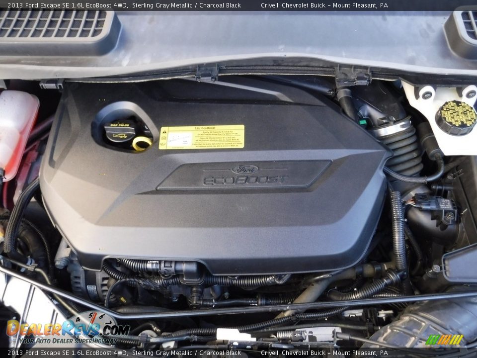 2013 Ford Escape SE 1.6L EcoBoost 4WD Sterling Gray Metallic / Charcoal Black Photo #12