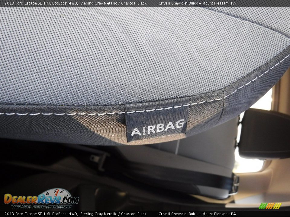 2013 Ford Escape SE 1.6L EcoBoost 4WD Sterling Gray Metallic / Charcoal Black Photo #16