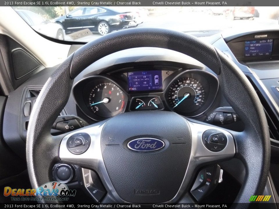 2013 Ford Escape SE 1.6L EcoBoost 4WD Sterling Gray Metallic / Charcoal Black Photo #23