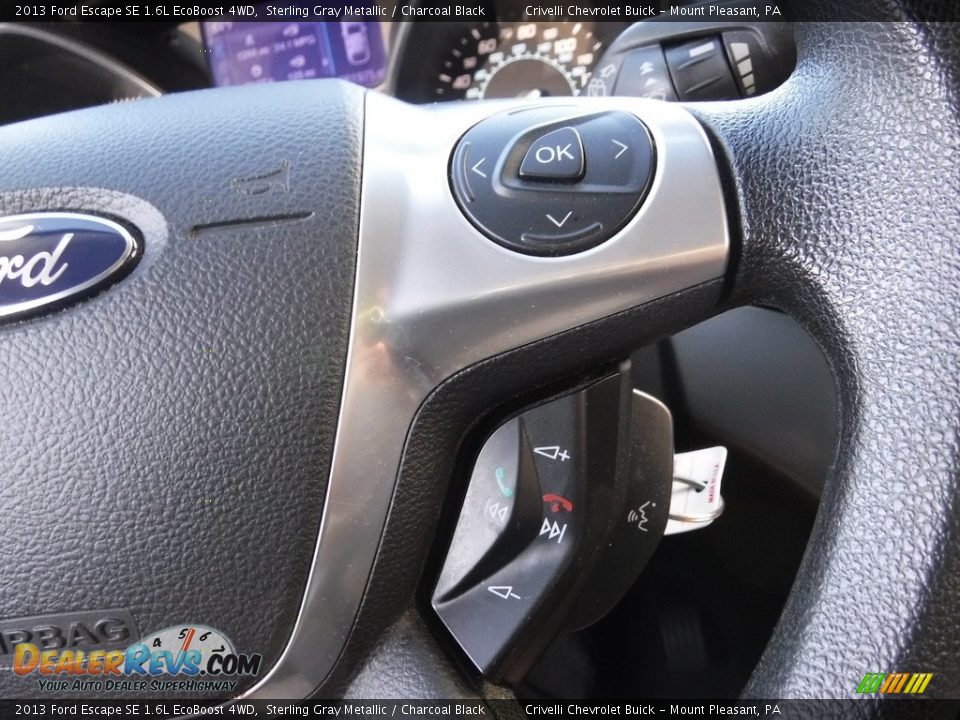2013 Ford Escape SE 1.6L EcoBoost 4WD Sterling Gray Metallic / Charcoal Black Photo #24