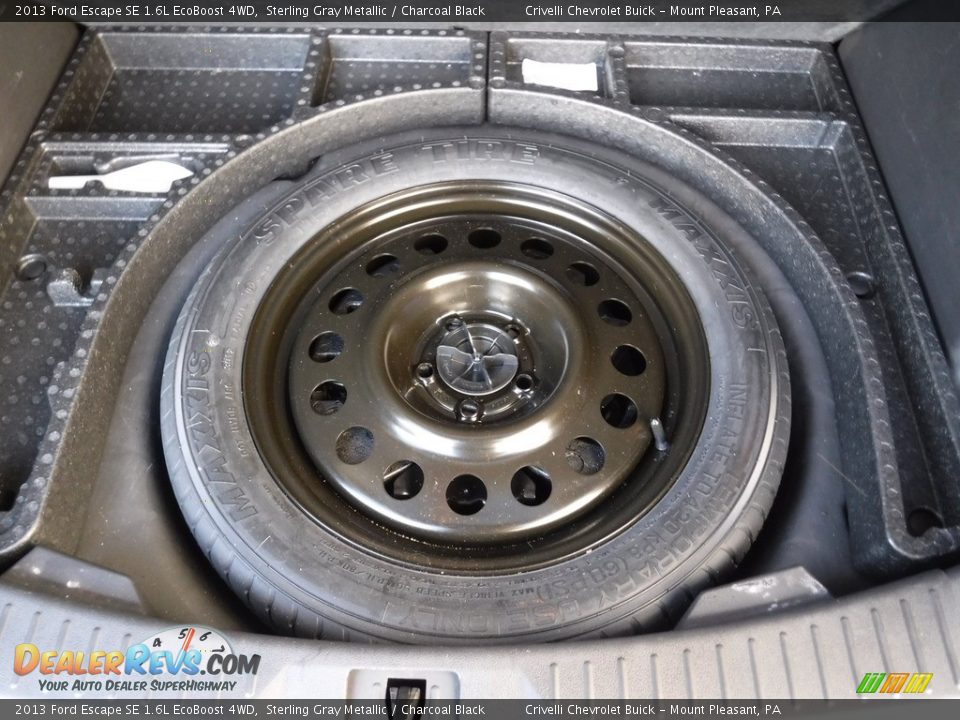 2013 Ford Escape SE 1.6L EcoBoost 4WD Sterling Gray Metallic / Charcoal Black Photo #28