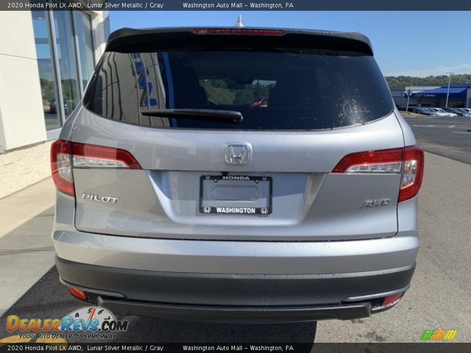 2020 Honda Pilot LX AWD Lunar Silver Metallic / Gray Photo #6