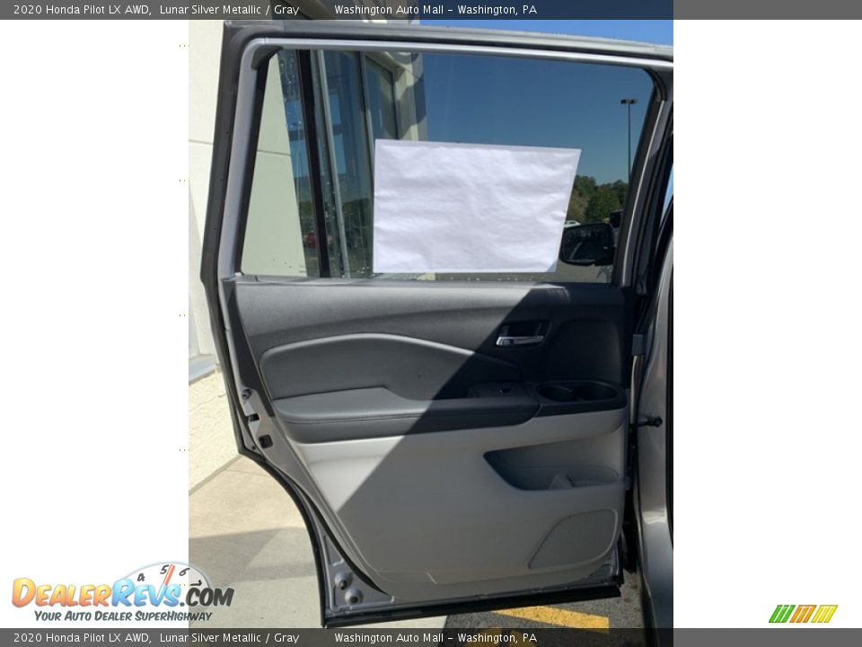 2020 Honda Pilot LX AWD Lunar Silver Metallic / Gray Photo #16