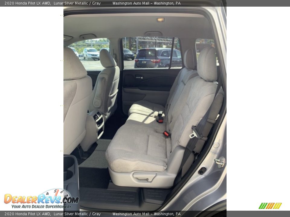 2020 Honda Pilot LX AWD Lunar Silver Metallic / Gray Photo #19