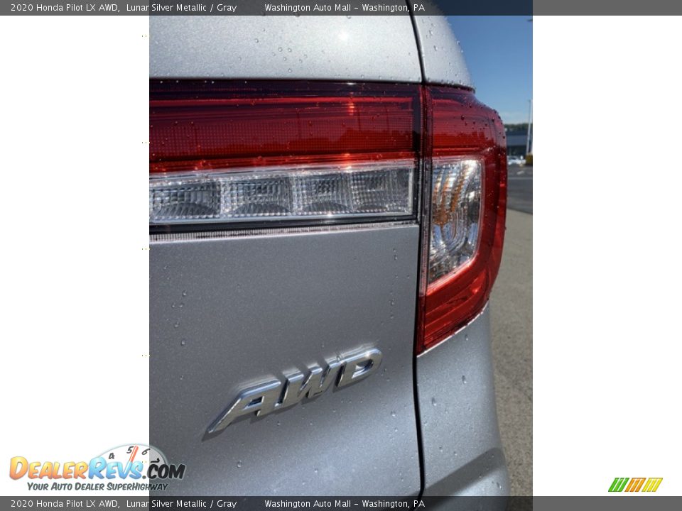 2020 Honda Pilot LX AWD Lunar Silver Metallic / Gray Photo #23