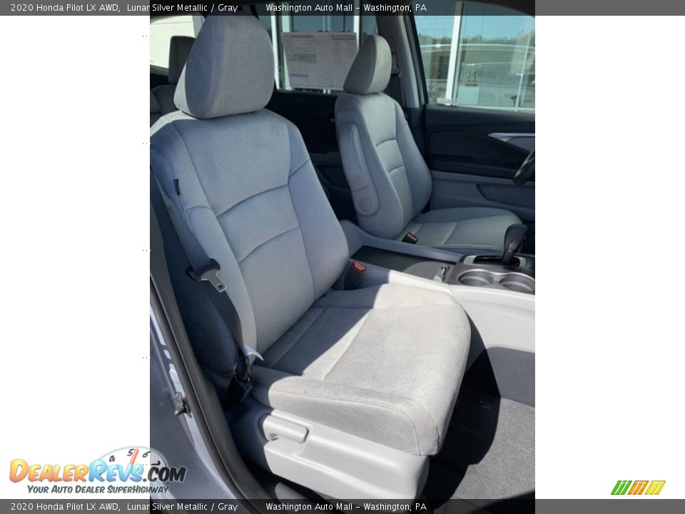 2020 Honda Pilot LX AWD Lunar Silver Metallic / Gray Photo #30