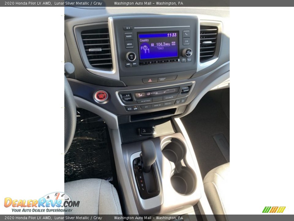 2020 Honda Pilot LX AWD Lunar Silver Metallic / Gray Photo #34