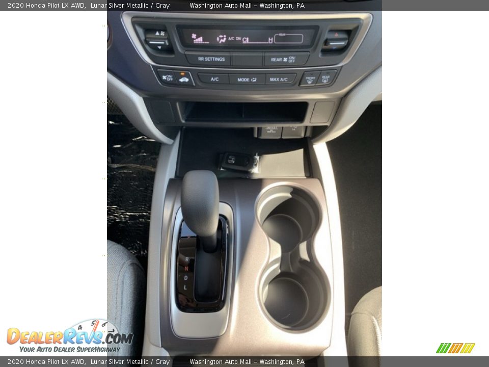 2020 Honda Pilot LX AWD Lunar Silver Metallic / Gray Photo #36